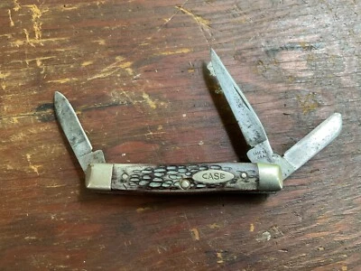 CASE XX MADE IN USA 3 DOT  BROWN  KNIFE 63033 - Image 1 of 4