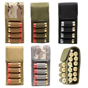 Tactical Molle Shotgun Shell Ammo Pouch Belt Holder Cartidge Bag 16 Round 12G - Picture 1 of 17