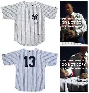 Maglia da baseball firmata Alex Rodriguez New York Yankees prova certificato di autenticità autografata - Foto 1 di 5