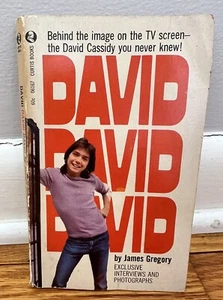 Vtg. 1972 David David David by James Gregory PB w/ Photos & Exclusive Interviews - Picture 1 of 13