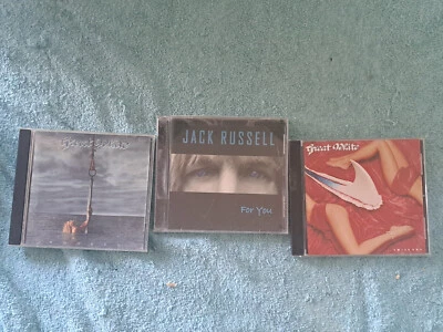 Great White CD LOT Hooked 1991 Twice Shy, Jack Russell For You NEW (RIP) OOP Foto 1 de 4