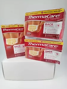 ThermaCare L/XL Heat Wraps Lower Back and Hip 9 Count (3x3 Boxes) Exp 2027 - Picture 1 of 5
