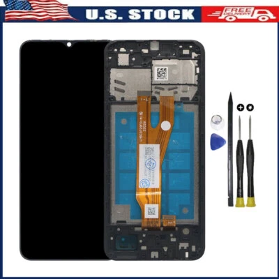 Pantalla LCD Pantalla Táctil Digitalizador Marco Reemplazo Para Samsung A03 Core A032F/M EE. UU. Foto 1 de 4