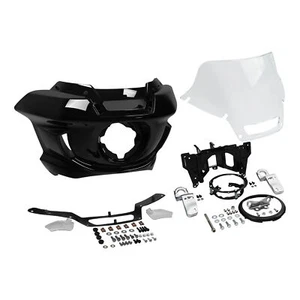 Front Headlight Fairings Windshield Mount Bracket For Harley Low Rider ST 22-Up - Picture 1 of 10