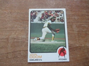 1973 TOPPS JOHN ODOM #315 OAKLAND ATHLETICS HIGH GRADE SETBREAK! - Picture 1 of 2