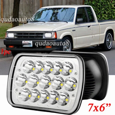 1 pieza faros LED 7x6"" 5x7"" haz alto/bajo lámpara Blub Fit Mazda B2200 B2000 B2600 Foto 1 de 4