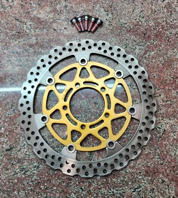 2013-2018 Kawasaki Ninja ZX6R ZX636 Front Brake Rotor Disc with Bolts - Image 1 of 4