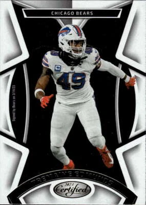 2023 Panini Certified #58 Tremaine Edmunds Chicago Bears - Image 1 of 2