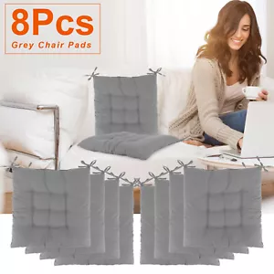 8pcs Chair Seat Pads Sofa Couch Pads Outdoor Garden Patio Seat Cushion Pillow - Picture 1 of 7