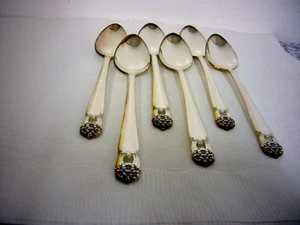 *Set of 6* TEASPOONS SPOONS 1847 Rogers Bros IS ETERNALLY YOURS Silverplate - Picture 1 of 3
