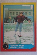 Back to The Future II Classic Topps Movie Scene Trade Card-Whew! That Was Close!