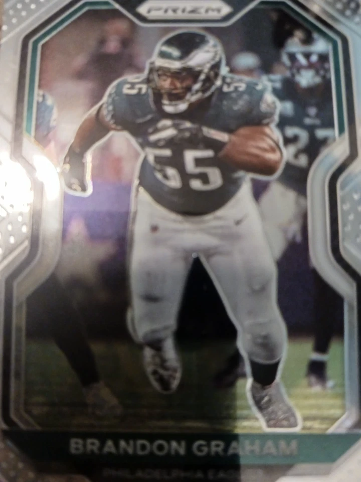 2020 Panini Prizm - Brandon Graham #175 Silver Prizm Football Card - Image 1 of 1