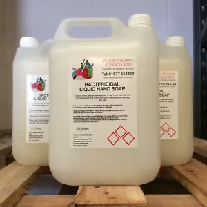 2 x 5ltr Bactericidal Liquid Hand Soap 5L Litre Wash Bulk Fill Handwash School - Picture 1 of 1