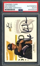 Ian Kinsler PSA DNA Coa Signed 2005 Just Minors Rookie Autograph