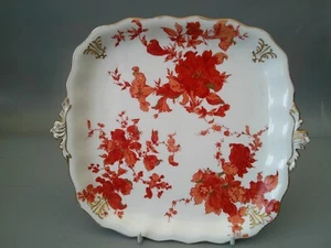 ROYAL CROWN DERBY QUADRATISCHE KUCHEN SANDWICH SERVIERPLATTE - Bild 1 von 9