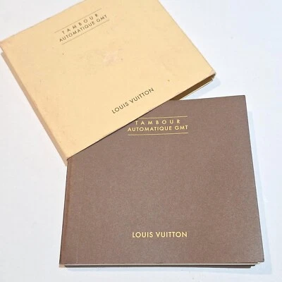 Louis Vuitton Automatic GMT Tambour Q11310  instructions - Image 1 of 4