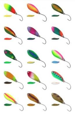 Spoon Trout Raubfisch Blinker  31mm 3 Gr. Angeln Köder Kunstköder Zubehör bunt - Bild 1 von 4