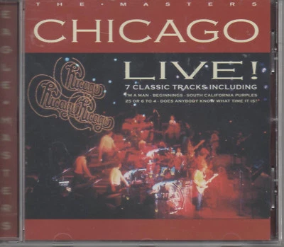 Chicago Live The Masters CD NEU Liberation 25 or 6 to 4 I'm A Man Questions 67 - Bild 1 von 2