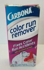 Lot of 2 packs CARBONA Color Run Stain Remover - 2.6 oz New - Picture 1 of 5