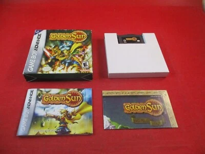Golden Sun (Nintendo Game Boy Advance) COMPLETO con caja manual juego ¡FUNCIONA! Foto 1 de 4