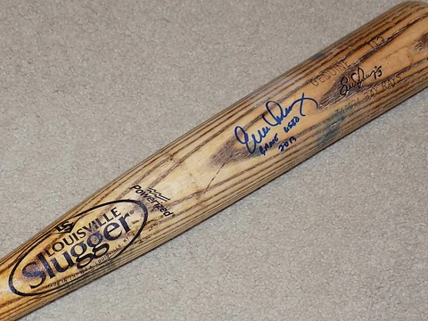 Evan Longoria H&B Game Used Signed Bat Tampa Bay Rays MLB Cover