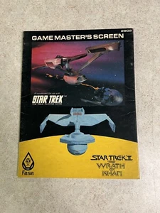 1983 FASA Star Trek Role Playing Game 100% - 2802 Wrath Khan Game Master Screen - Picture 1 of 3