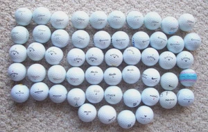 54 Golf Balls Mixed Lot Titleist Callaway and Others - Picture 1 of 4