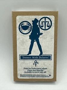 PRINCE Dinner with Delores US promo Advance Tape 1996 (Chaos and Disorder) HTF - Picture 1 of 11