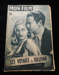 MON FILM N°115 11/1948 JOEL MAC CREA VERONIKA LAKE VOYAGES SULLIVAN CINEMA 791 - Imagen 1 de 1