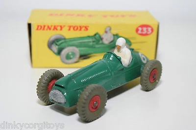 DINKY TOYS 233 COOPER BRISTOL AUTO DA CORSA MOZZI IN PLASTICA ROSSI COME NUOV... - Immagine 1 di 4