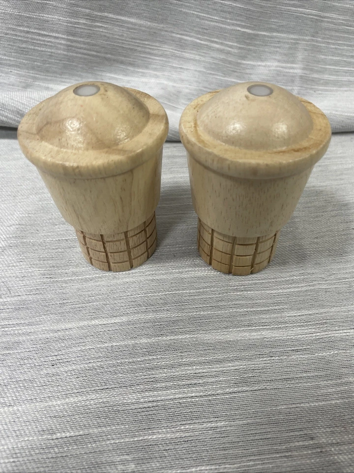 Melissa & Doug Ice Cream Cone x 2 Replacement Magnetic Wooden Cone - Image 1 of 4