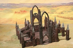 Dekor Gamescape 3D Ruined Abbey (Nicht Lackiert) - Picture 1 of 6