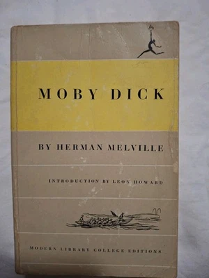 Moby Dick by Herman Melville (1950, Modern Library College Edition) Foto 1 de 4