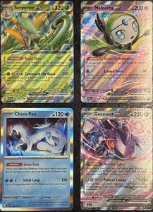 Pokémon Serperior Ex - Meloetta Ex - Chien-Pao - Genesect Ex (Set of 4) - Picture 1 of 11