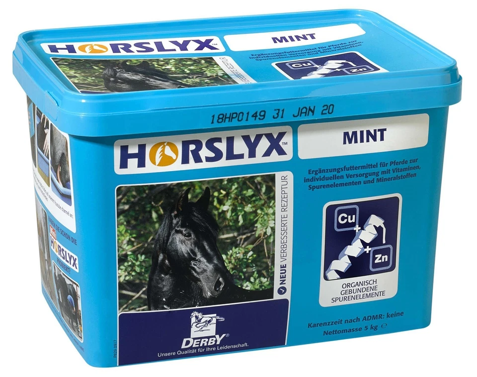 Derby Horslyx Mint 5kg (MHD: 04/25)