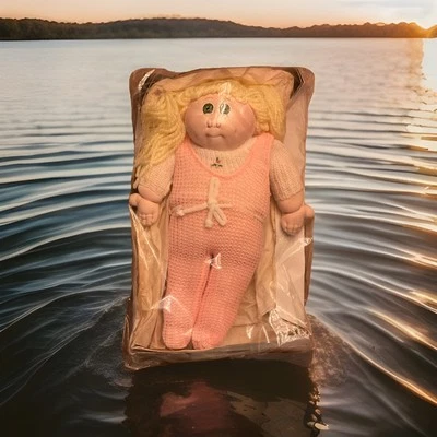 Xavier Roberts 80’ The Little People Soft Sculpture Cabbage Patch Doll 34cm - Bild 1 von 4