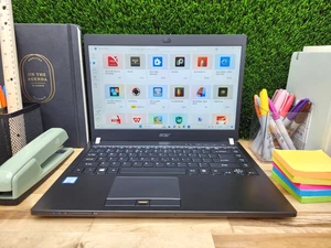 Acer TravelMate P648 14" FHD i7-7500U 2.7GHz 24GB 256GB M.2 SSD Windows 11 Pro ~ - Picture 1 of 21