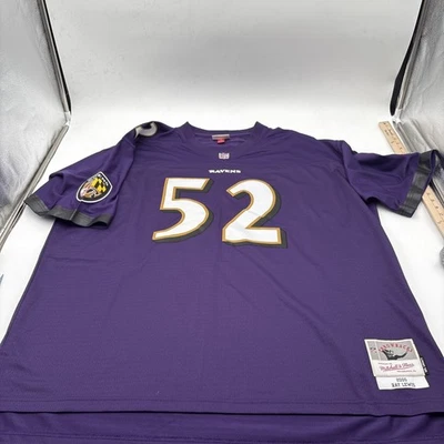 Футболка Legacy Throwback Mitchell & Ness 2000 Ray Lewis Baltimore Ravens 56 3XLB - Изображение 1 из 4