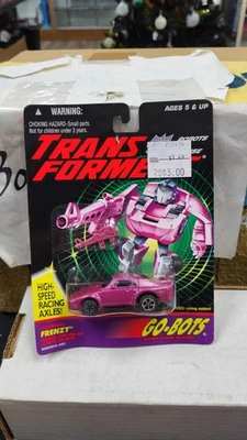 NIB 1994 FRENZY RACE CAR GO-BOTS TRANSFORMERS PURPLE DECEPTICON HASBRO 1/64 - Image 1 of 4