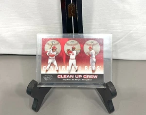 2005 JOHNNY BENCH, TONY PEREZ, JOE MORGAN Leaf Reds Clean Up Crew #CUC11 HOF - Picture 1 of 3