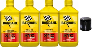 4 LITRI OLIO BARDAHL XTC C60 15W50 + FILTRO DUCATI MONSTER 600 620 690 696 750 - Picture 1 of 1