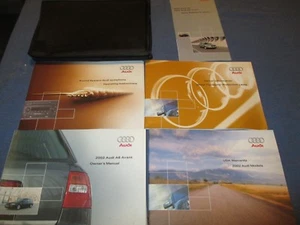 A6 Avant Wagon 2002 juego manual de dueños con estuche - Imagen 1 de 1