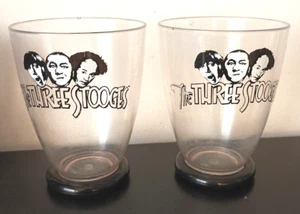 Vintage The Three Stooges Plastic Drinking Mugs, Cup - Picture 1 of 3