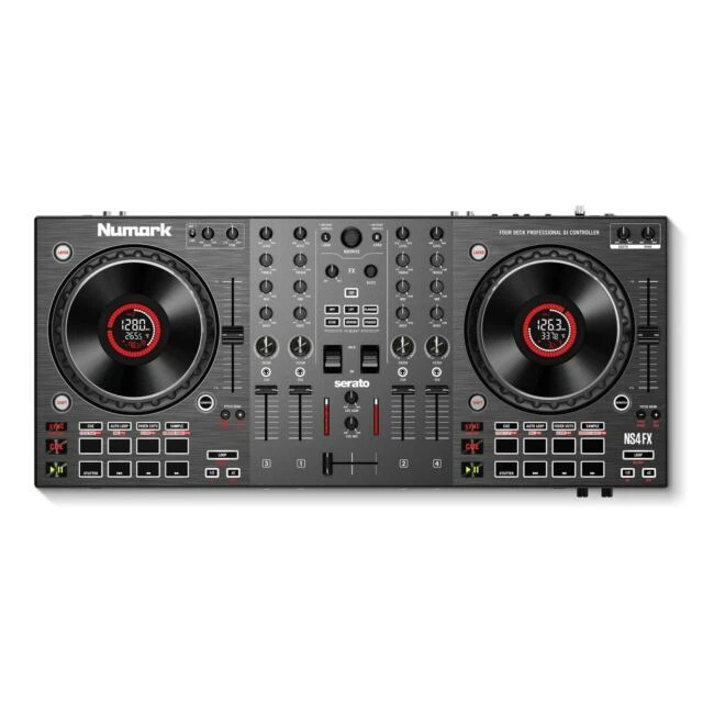 Numark NS4FX DJ Deck Controller - Black