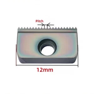 1pcs 12I 0.75ISO GR520 Internal thread Comb thread milling insert Machined steel - Picture 1 of 5