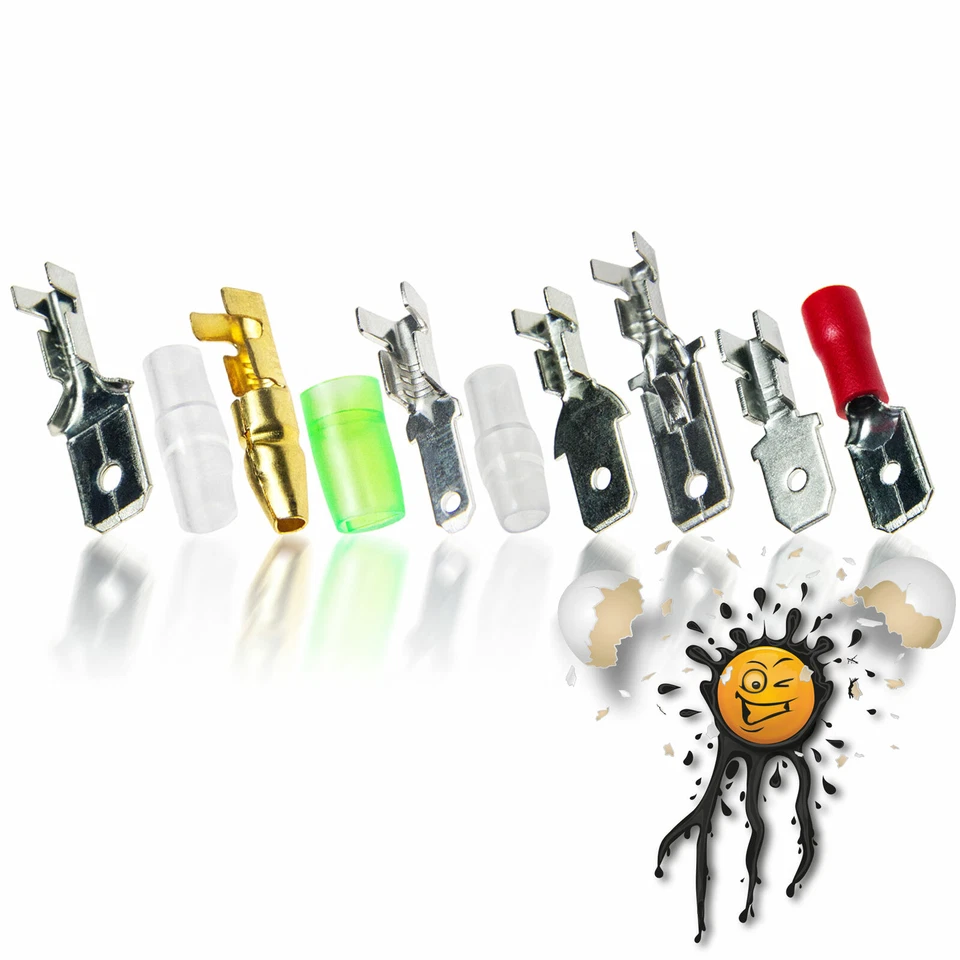 10 Teile Items Crimp Automotive Quetsch Verbinder Stecker Tab Male 2,8 4,8 6,3 - Bild 1 von 1