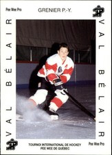 1992 Quebec Pee-Wee Tournament #481 Pierre-Yves Grenier