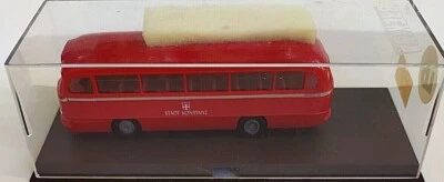 BREKINA 1:87 H0 IN PLASTICA  AUTOBUS MERCEDES STADT KONSTANZ ROSSO     ART 5340  - Immagine 1 di 4