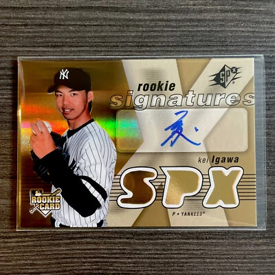 Kei Igawa SPX Rookie Signatures Gold SP Refractor Auto Card🔥 - Image 1 of 2