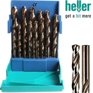 25Pc GERMAN QUALITY HSS COBALT DRILL BIT SET 2mm - 13mm Cuts Metal Sheet/Iron - Picture 1 of 4